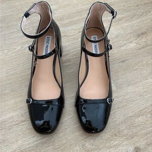 Steve Madden Black Patent Heels